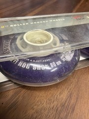 Vintage Rink Rat 80mm Inline Hockey Wheels 4 Pack Purple MTech USA Made New NOS