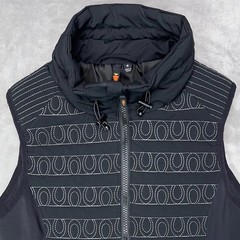 KERRITS Riding Vest Women’s Small Black Puffer Horse Equestrian Performance Zip