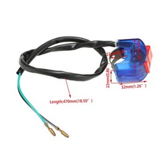 Mini Bike Throttle Kit 7/8 Handle Grip Cable Assembly 50in For Coleman Baja