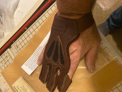 American Leathers Big Shot Archery Shooting Glove Elk Leather