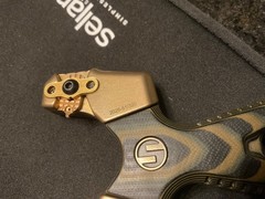 Limited Edition SimpleShot Slant Spartan #51/320, G10, Brass. Slingshot