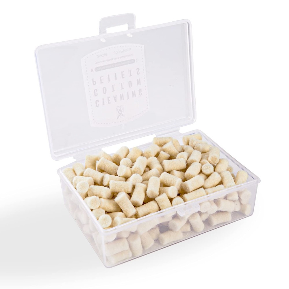 Cleaning Cotton Wool Felt Cleaning Pellets for Maintenance .177 Caliber 300 C…