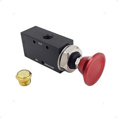 3-Way Three-Way Push/Pull Manual Tailgate Air Valve (Air Valve, W/Knob, Push