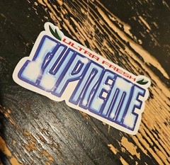 Supreme Ultra Fresh Sticker White FW20 + FREE SURPRISE