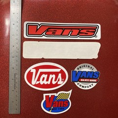 Vintage Vans Footwear Skateboard Shoes Stickers Lot Of 5