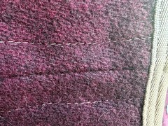 Traditional Wool Horse Cooler 82” Maroon Heavy Square Cut Thick Fits 78–84