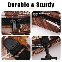 Compound Bow Case Soft Light-Weight Bow Bag with Arrow 44in Inside Length Camo