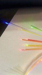 2 x 12″ BullsEye FiberOptic Free 1ST CLASS for Bows/Sights/Crafts .019/.5mm glow