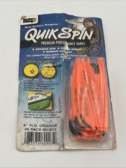 36 Pack NAP Quik Spin 4″ Premium Performance Arrow Vanes: Orange