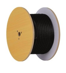 Everbilt- 5/8 in. x 200 ft. Black Solid Braided Polypropylene Rope