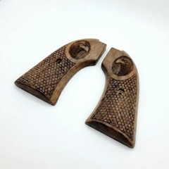 Heritage Arms Rough Rider Grips in Walnut with Scales and Carved American Eagle