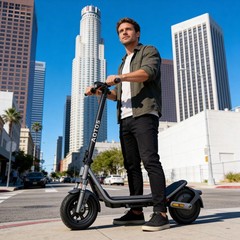 Adults Commuting Electric Scooter Peak 650W Top Speed 20 MPH Max Range 28 Miles