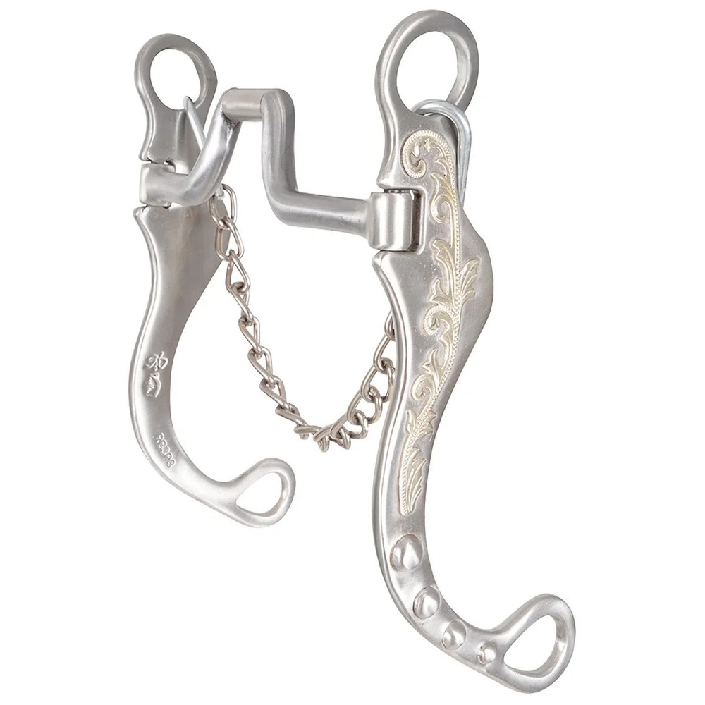 Classic Equine Graduate Shank Bit – Swivel Port & Hinged Cheek