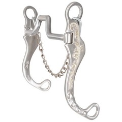 Classic Equine Graduate Shank Bit – Swivel Port & Hinged Cheek