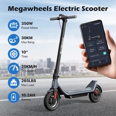 300W 7.5AH Folding Electric Scooter Adult 10» Urban Commuter E-scooter Range