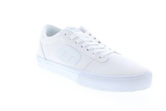 Etnies Calli Vulc 4101000544105 Mens White Canvas Skate Sneakers Shoes 9