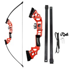 Bowfishing Recurve Bow Kit 40lbs Fishing Reel Archery Straight Bow Arrow Hunting