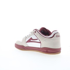 Lakai Telford Elite Mens White Suede Lace Up Skate Inspired Sneakers Shoes