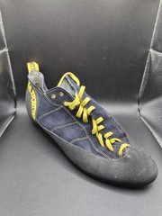 LA Sportiva Vintage Climbing Shoes EU 44 Blue Yellow Lace-Up Made in Italy