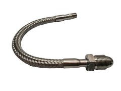 Upgraded Propane Regulator Pigtail,POL x 1/4″ NPT male,12″ Length,Flexible Whole