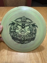 Big Jerm 2017 Tour Series –Innova Thunderbird–175g Light Green/Pink Swirl USED