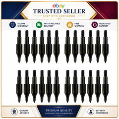 24 Pcs Steel 100 Grain Archery Arrow Field Points Field Tips Practice Target…