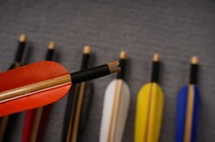 12PCS 33″ Wooden Shooting Arrows for Hunting Competition