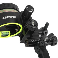 Archery 5 Pin Bow Sight 0.019″ Pin 4X 6X 8X Lens Adjustable Compound Bow Hunting