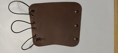 Archery Arm Leather Guard Elastic Cord with Boot Hooks