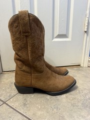 Brothers/Sons Brown Suede Western Cowboy Boots Men’s US 8.5D