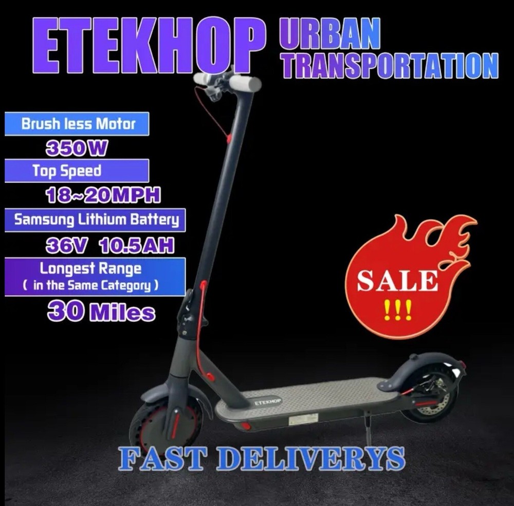 Scooter Eléctrica Yoloway De 500 W 36 V Para Adultos Y Jóvenes