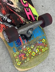 Vintage Blockhead Stretch Skateboard 34” Long