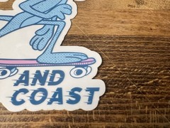 Thumbs Pink Panther Kick Push Coast Sticker NOS Shepard Fairey DFace One 1