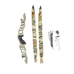 ILF Recurve Bow 30-60Ibs 64″ Takedown RH Aluminium Riser Archery Hunting Target