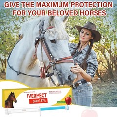 10 Pack New Paste Wormer Horse Dewormer Apple Flavor US Free Shipping