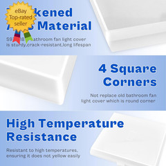 S97011813 Light Lens Fit for Broan,Bathroom Light Cover Replacement Part Fit for