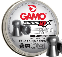 GAMO 500 Count SWARM 10X Hollow Point 4.5mm .177 Caliber Pellets MADE IN SPAIN