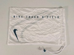 Nike Track & Field Spikes Shoe Drawstring Bag White Spruce Green 16.5″x11.5″