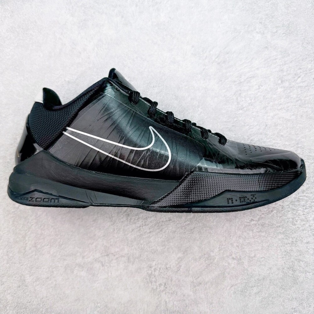 New NK Zoom Kobe V5 2010 “BlackOut” Black 386429-003 Men’s Size 7-13