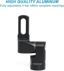 Single Side Adjustable V-Bar Mount Bow Stabilizer Quick Disconnect Rod Compound