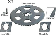 #35 12T Tooth Go Kart Centrifugal Clutch 3/4″ Bore Chain Sprocket Mini Bike ATV