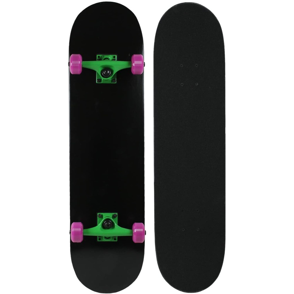Krown Rookie Skateboard Complete Black 7.75″