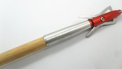Hunting Wooden Bamboo Arrow Transfer Plug Link Broadheads Aluminum Tube Add feat