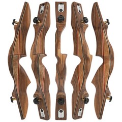 60″ Recurve Bow 50/60lbs ILF Takedown Bow RH Archery Hunting Shooting Practice