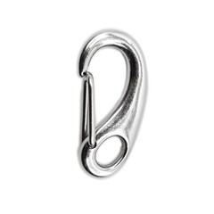 MARINE CITY 2-1/2″ Egg Shaped Snap Hook 316 Stainless Steel for Key chain