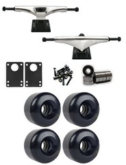 Core 7.0 Longboard Trucks Wheels Package 70mm x 46mm 83A 276C Blue Clear