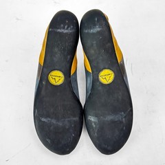La Sportiva Finale Rock Climbing Shoes Mens 12 Grey Orange Lace Up