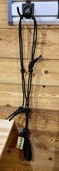 Formay – 2 Knot rope halter w/8′ lead rope western , english tack, Black