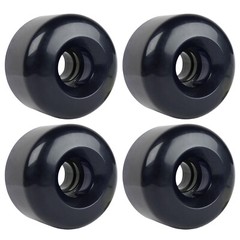 LONGBOARD CRUISER WHEELS SET 70mm x 46mm 83A 276C Blue Clear