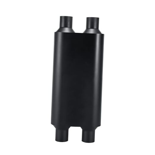 Muffler 3 2.25″ dual in | 2.25″ dual out | overall 23″ Dual in | Dual out